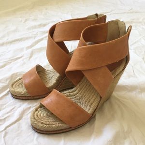 Aerin Leather Wedges
